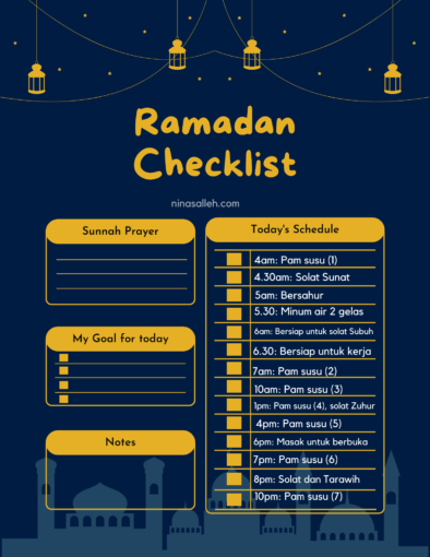 tips puasa ibu menyusu