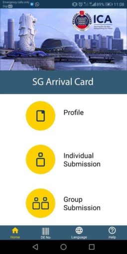 singapore arrival card