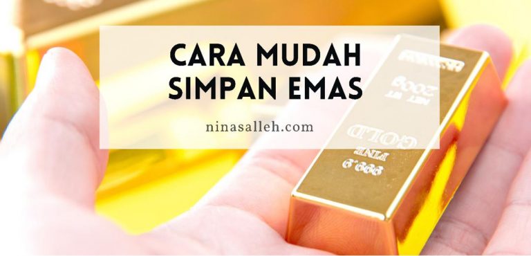 cara simpan emas