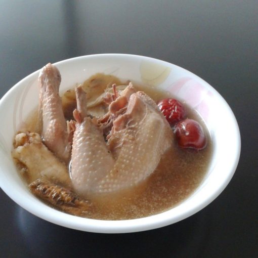 sup ayam herba