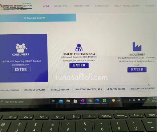 semak produk lulus kkm