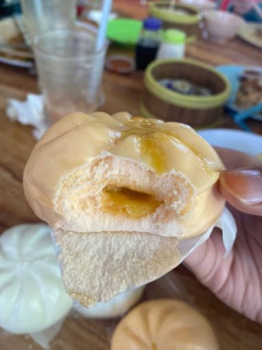 salted egg pau
