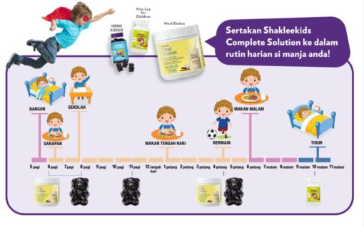 set kanak kanak shaklee