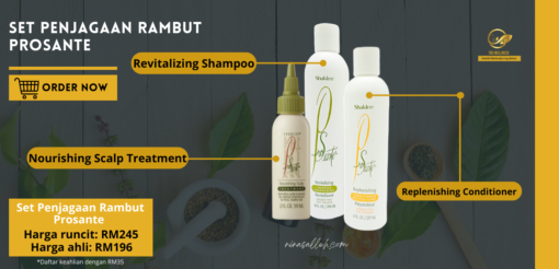 set penjagaan rambut prosante