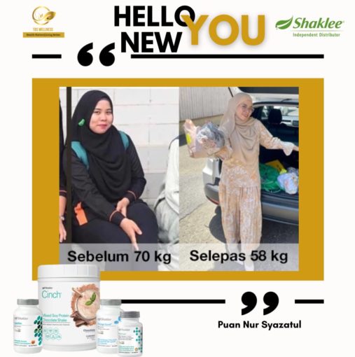 testimoni set kurus shaklee