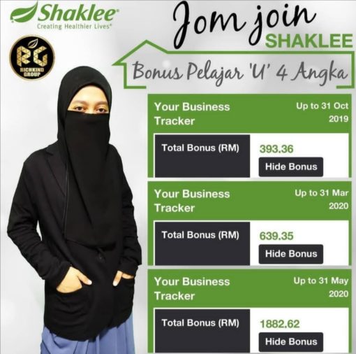mula bisnes shaklee student buat bisnes online