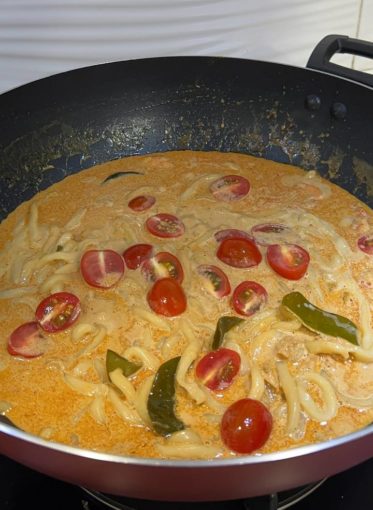 creamy tomyam pasta Resepi tomyam pasta