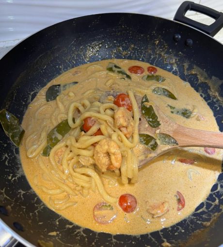 resepi mi udon korea Creamy tomyam pasta