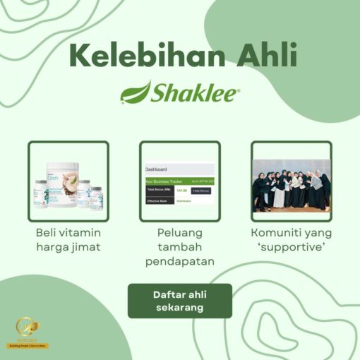 team shaklee aktif kelebihan jadi ahli shaklee