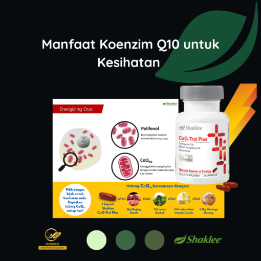 Coqtrol plus shaklee Coq10 untuk tenaga