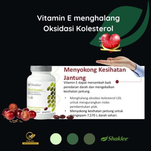 vitamin e jantung sihat kurangkan risiko penyakit jantung