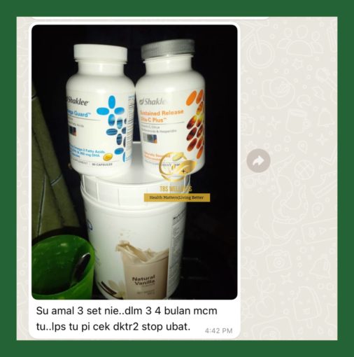 set kesihatan shaklee