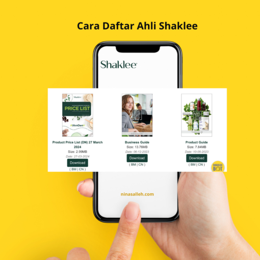 cara daftar ahli shaklee
