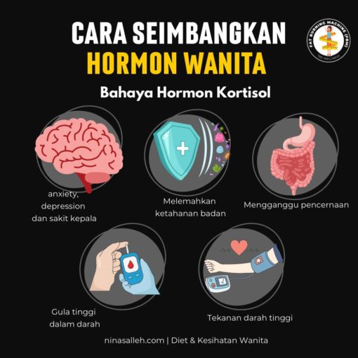 cara turunkan hormon kortisol