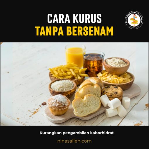 elak badan simpan lemak cara kurus mudah