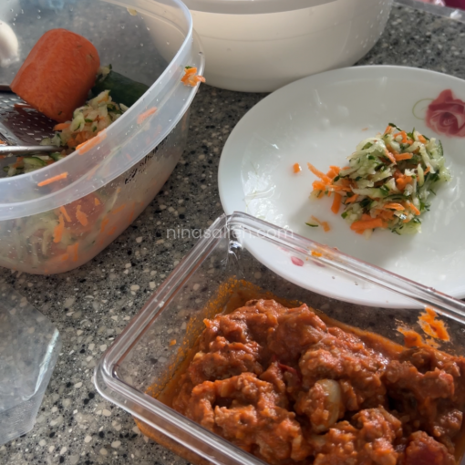 menu diet fbm resepi beef bolognese