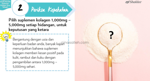 manfaat collagen shaklee cara makan collagen shaklee