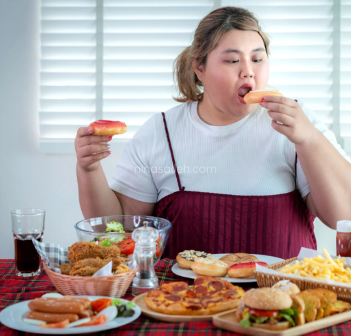 cara kurus selepas raya