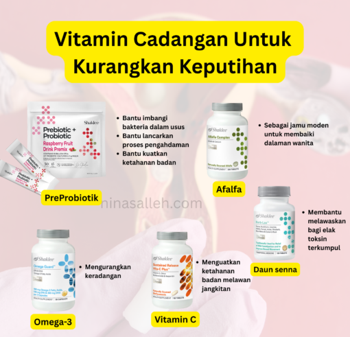 kurangkan keputihan vitamin cegah keputihan
