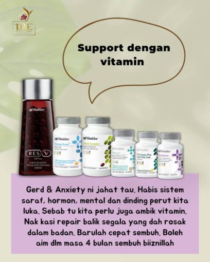 cara kawal anxiety vitamin pulihkan gerd gastrik