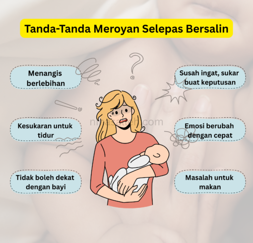 tanda postpartum depression