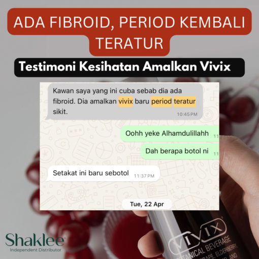 vivix untuk kitaran haid cara beli shaklee murah