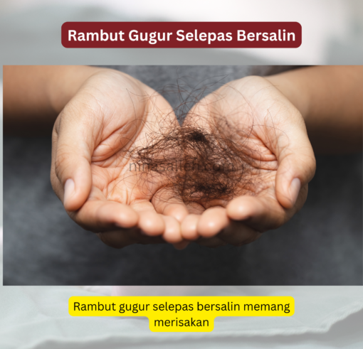 cara kurangkan rambut gugur rambut gugur selepas bersalin